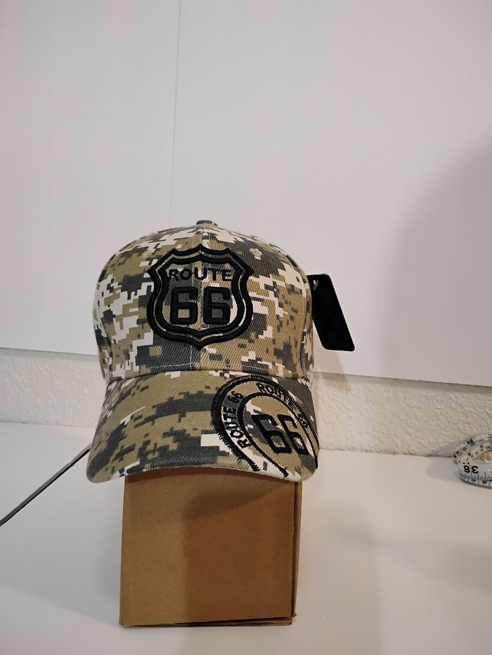 Route 66 Men’s Camo Baseball Cap - Green Camouflage